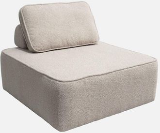 Sweeek M&oacute;dulo Para Sof&aacute; Modular En Tejido Borreguito, 1 Plaza