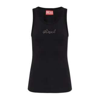 Diesel Sleeveless Tops, female, Black, Size: XL T-Anky-S2 Top