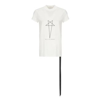 Rick Owens T-Shirts, female, White, Size: M Small Level T-Shirt