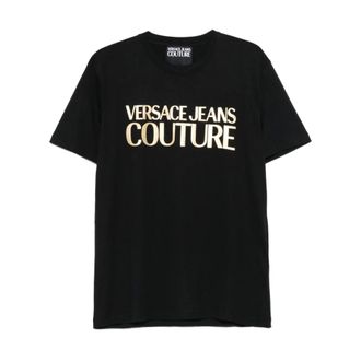 Versace Jeans Couture Hombre, Camisetas, Negro, Talla: 2XL