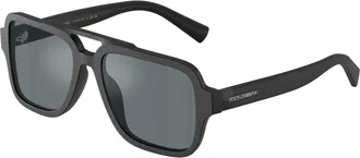 Dolce & Gabbana DG4544 25256G Mens Sunglasses Black Size 56