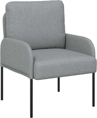 vidaXL Sof&aacute;s Con Coj&iacute;n 55cm Gris Claro Madera Contrachapada Vidaxl