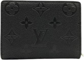Louis Vuitton Pre-owned Portemonnee (bi-fold) - Dames - Vintage Accessoires - Zwart - ONE Size - Leer - Vintage