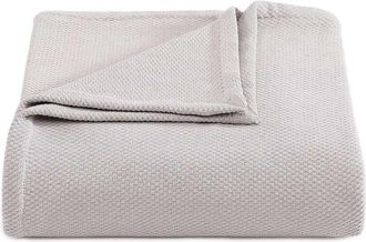 Tommy Hilfiger Cotton Pique Solid Blanket