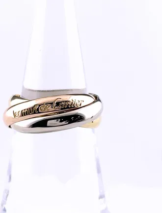 Cartier Yellow Gold (18K) Pink Gold (18K) White Gold (18K) Band Ring (Pre-Owned)