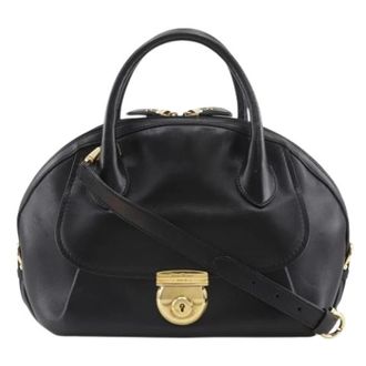 Ferragamo Pre-owned Handbags, female, Black, Size: ONE SIZE Pre-owned Handbag