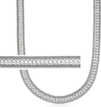 Ross-Simons Italian Sterling Silver Heart Necklace