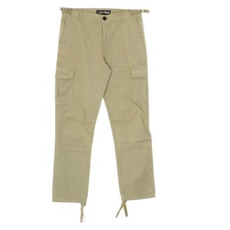 Iuter Straight Trousers, male, Beige, W33, Ripstop Cargo Trousers Beige