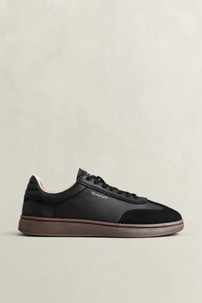 GANT Men Cuzmo Leather Sneakers (41) BLACK