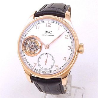 IWC Pre-owned IWC Portuguese Tourbillon Hand Wind Mens Watch IW546302