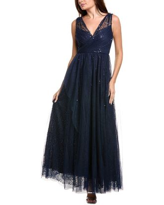 Theia Kiana Beaded Gown