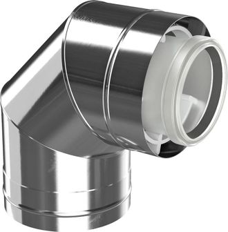 Bosch Abgasazubeh&ouml;r Fc-ce110-87 Codo Conc. D:110/160, 87 Gr Acero Inoxidable, 7738113146