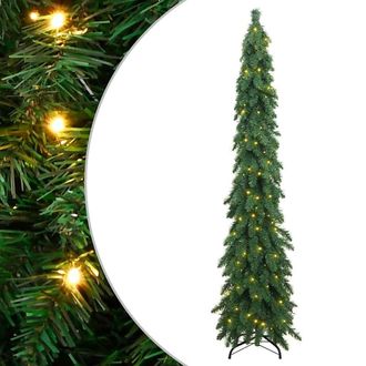 vidaXL Rbol De Navidad Artificial Iluminado Con 130 Leds 210 Cm Vidaxl