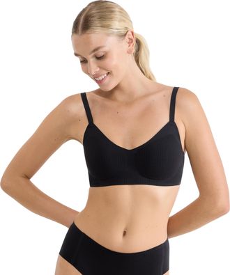 sloggi Soft-BH SLOGGI ZERO Feel Pure Soft bra, Damen, Gr. XL, N-Gr, schwarz, Single Jersey, Obermaterial: 54% Modal, 24% Polyamid, 22% Elasthan, BHs Soft-BH,