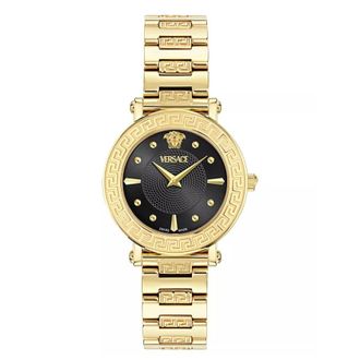 Versace Greca Sphere Quartz Black Dial Ladies Watch VE9C00724