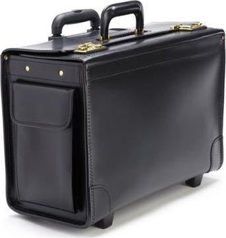 Korchmar Litigator Leather Wheeled Catalog Case in 18 at Nordstrom