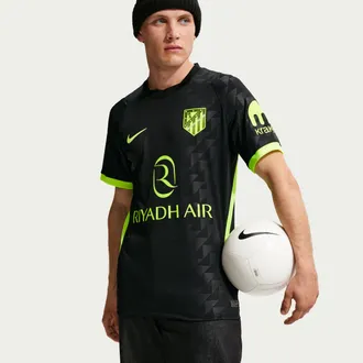 Nike Atl&eacute;tico Madrid 2026/27 Stadium Away Nike Mens Dri-FIT Soccer Replica Jersey in Black | II1932-011