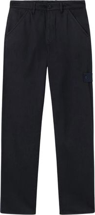 Stone Island Pantalones Rectos - Trousers - Hombre - Negro - W31