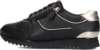 Hassia Zwarte Porto Dames Lage Sneakers - Dames - Sneakers - Zwart - 42 EU - Leer - Schoenen