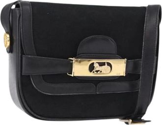 Celine Pre-owned Vintage Schoudertas - Dames - Vintage Schoudertas - Zwart - ONE Size - Leer - Vintage