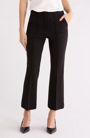 Favorite Daughter The Alissa Ponte Knit Pants in Black at Nordstrom, Size 12