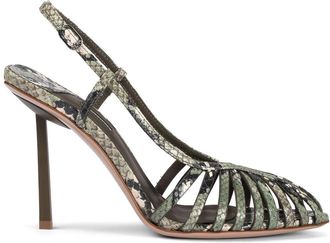 Le Silla Pumps Cage 100mm - Verde