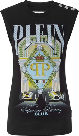 Philipp Plein Canotta Supercar Racing Club - Nero