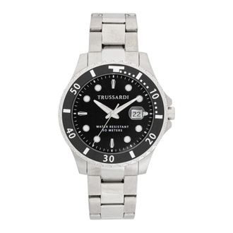 Trussardi Accessoires, Heren, Grijs, ONE Size, Watches