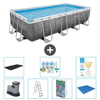 Bestway Piscina Bestway Power Steel Rectangular - 549x274x122 Cm - 8-piezas S599