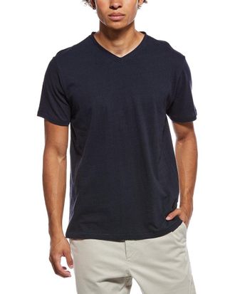 Rag & Bone Darien Linen-Blend V-Neck T-Shirt