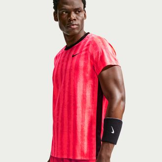 Nike Mens Court Victory Dri-FIT Tennis Top in Red | IM6086-635