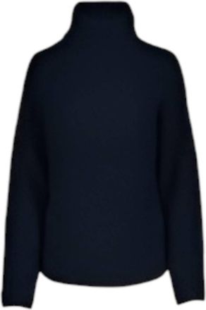 Bishop + Young Womens Luxe Cozy Turtleneck Sweater In Navy