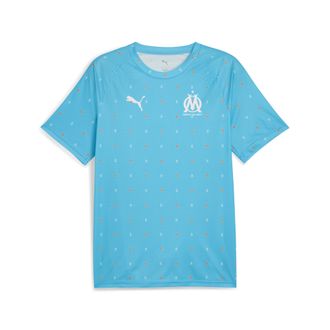 Puma Maglia pre-partita Olympique de Marseille da uomo, Accessori, Blu, 3XL