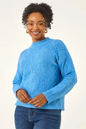 Roman Cable Knit Jumper
