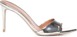 Giuliano Galiano Alixia Mule - Dames - Muiltjes - Grijs - 37 EU - Leer - Schoenen