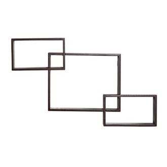 Nearly Natural 31-in Floating Boxes Wall Shelves in Brown at Nordstrom