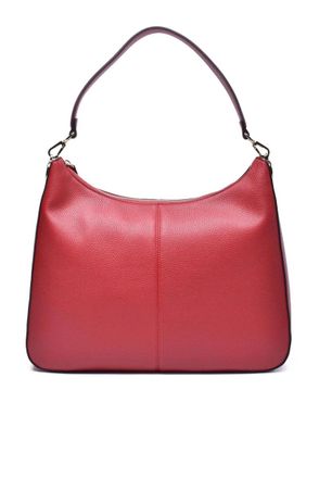 Twin-Set Red Twinset Hobo Bag with Spacious Design and Minimalist Aesthetics