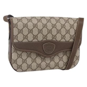 Gucci Pre-owned Cross Body Bags, female, Beige, Size: ONE SIZE Pre-owned Plastic Cross Body Bag