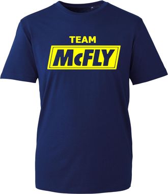 Generic Team McFly T-Shirt, Funny British Band Tour Graphic Shirt, Pop Punk Concert Fan Merch 2025 Edition, Gift Unisex Tee Top (Navy, XL Years)