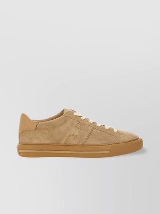 Hogan suede leather low-top sneakers
