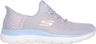 Skechers Mens Summits - Diamond Dream slip-in vrijetijdsschoenen (Grijs/Lavendel)