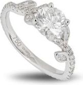 Bespoke 18ct White Gold Brilliant Cut Diamond Ring