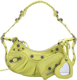 Balenciaga Yellow Le Cagole XS Shoulder Bag