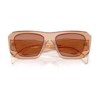 Prada Sunglasses, unisex, Brown, Size: 53 MM Prb18S Sunglasses