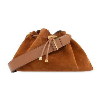 Jimmy Choo London Tassen, Dames, Bruin, ONE Size, Leer, Bon Bon Schoudertas