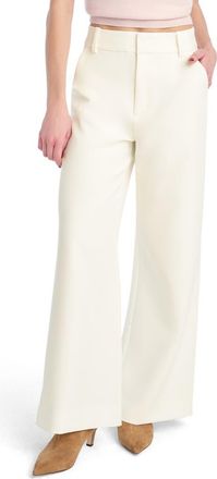 Favorite Daughter The Jones Wide Leg Pants in Pearl at Nordstrom, Size 12P