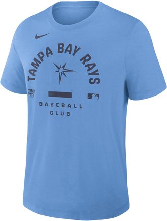 Nike Tampa Bay Rays Authentic Collection Early Work Nike Mens Dri-FIT MLB T-Shirt in Blue | 034J4EYTPA-HXK