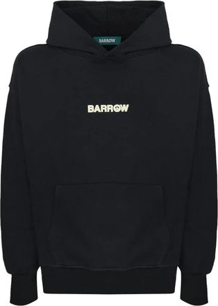 Barrow Zwarte hoodie - Heren - Hoodies - Zwart - L - Hoodies & sweatvesten
