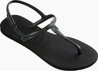 Havaianas Womens Womens Hav. Twist Black 35 36 Flip Flops - Size: 7/6.5/6