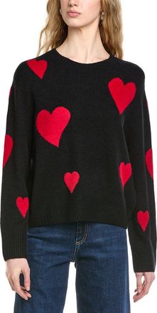 CeCe by Cynthia Steffe Cece Heart Jacquard Crew Sweater
